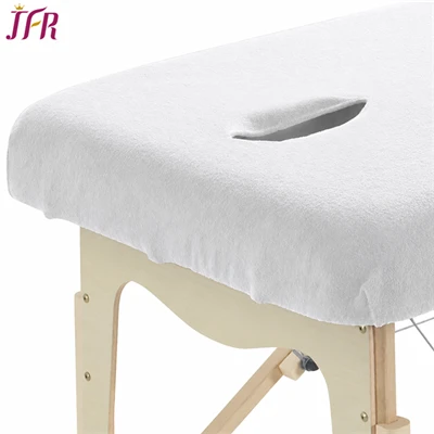 Funda para mesa de masaje de tela de rizo